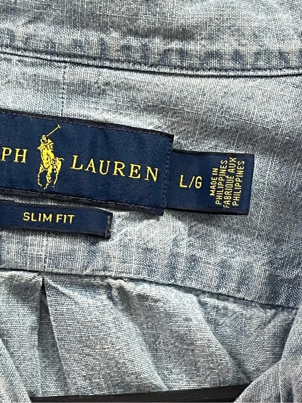 Polo by Ralph Lauren Light Blue Denim Button-Down Shirt